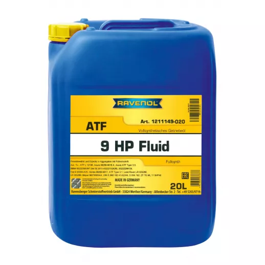  ATF 9HP Fluid 20 л